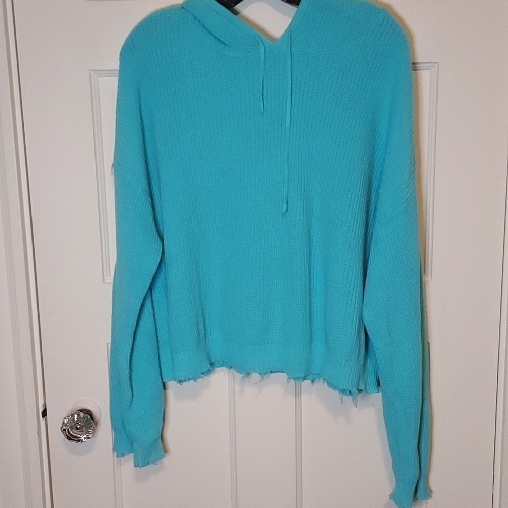 525 America Shaker Aqua Pullover Hoodie